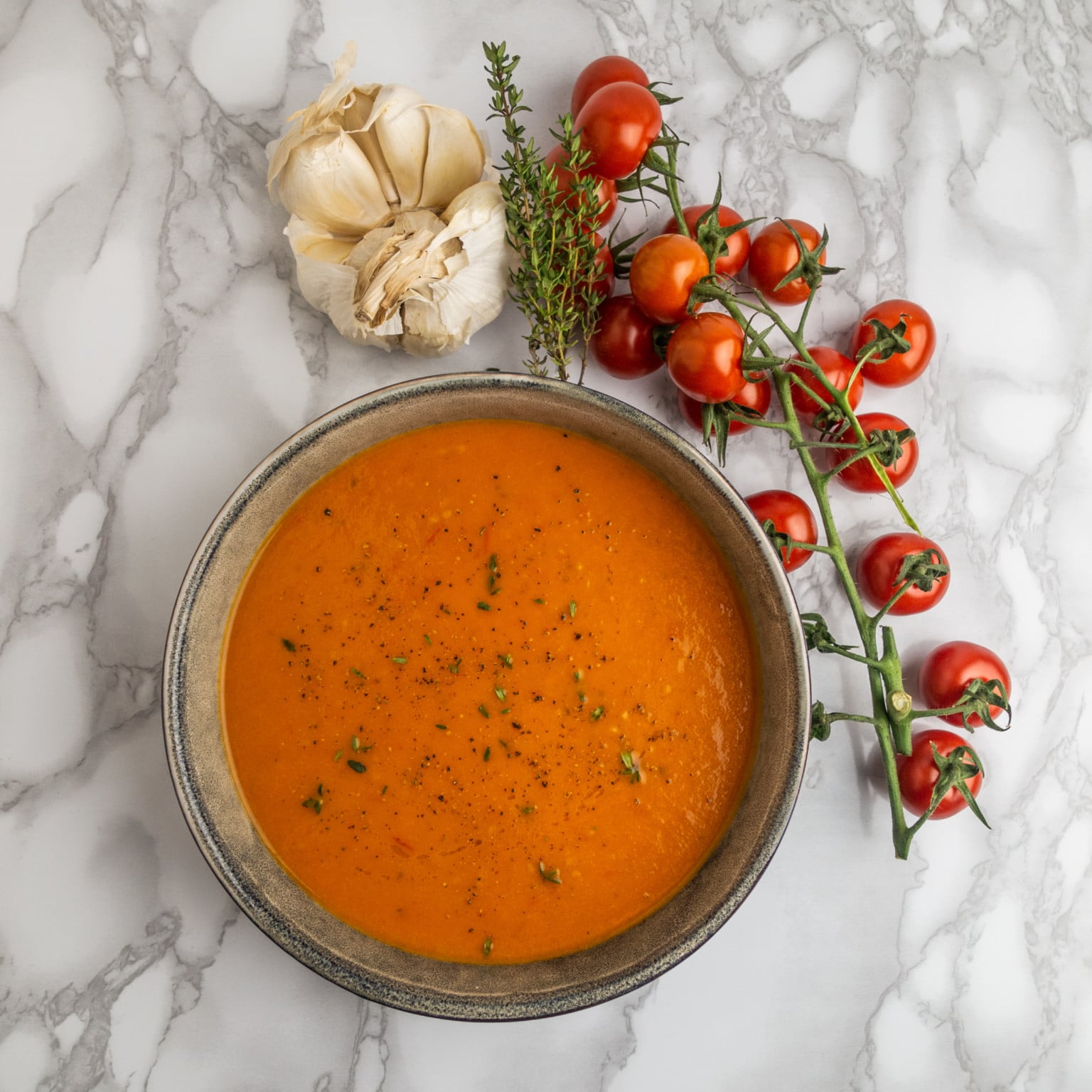 Geroosterde Tomatensoep - Eten op Tafel